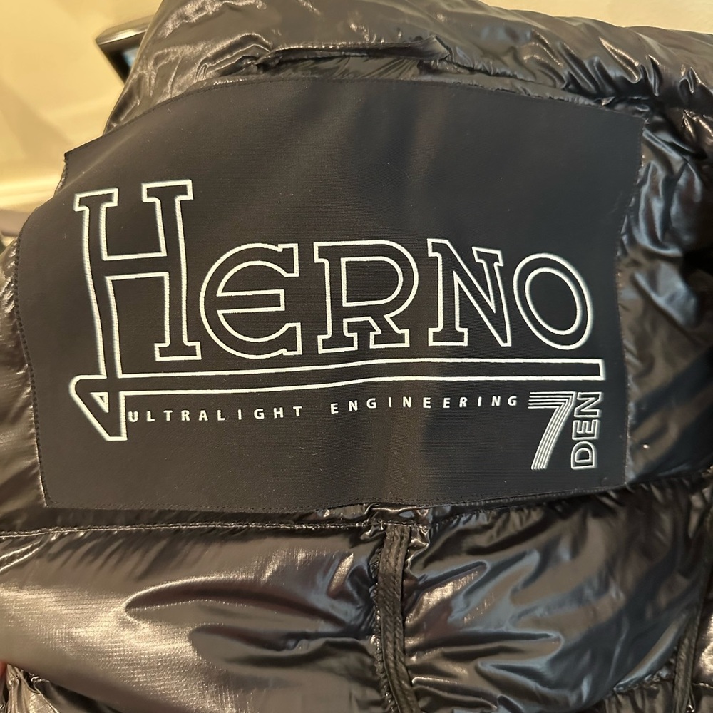 Herno Shiny Black Ultralight Jacket